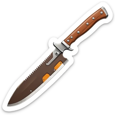 machete golok style  sticker