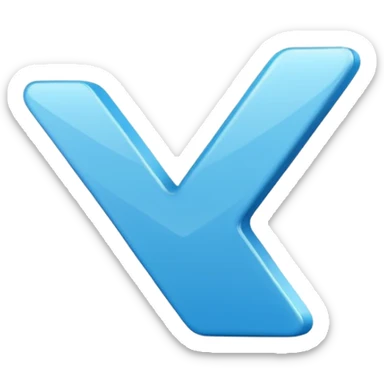Palomita azul de verificado tiktok sticker