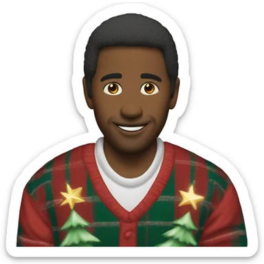 a 1990s Christmas  sticker