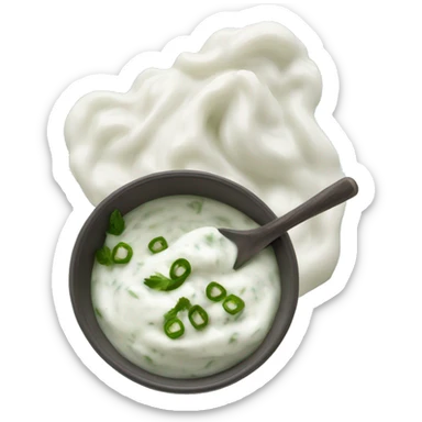 Tzatziki sauce sticker