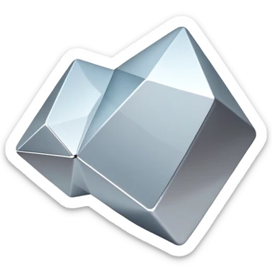 abstract irregular geometric shape with uneven edges and asymmetrical form sticker