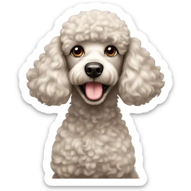 Poodle sticker