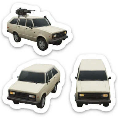 dayz car gunter sticker