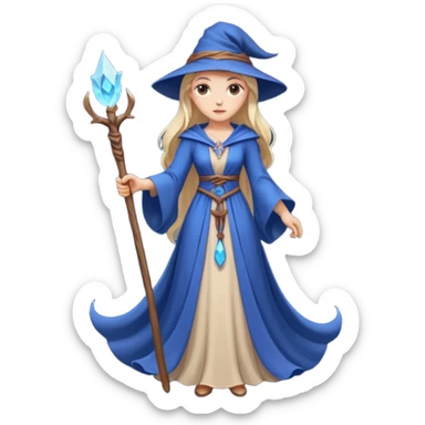 Elegant sorceress – Long dress, staff





 sticker