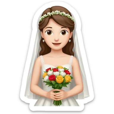Man bride sticker