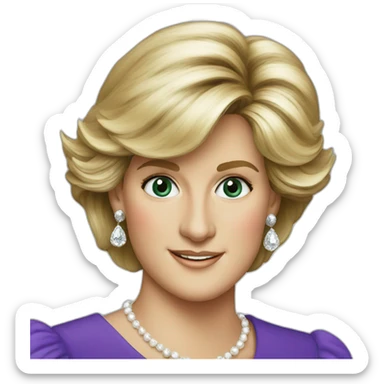Princess Diana sticker