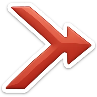 Right arrow with color FFC296 sticker