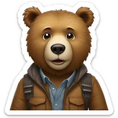 startup bear sticker