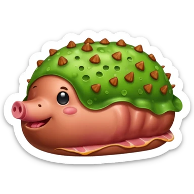 rotting ham sticker