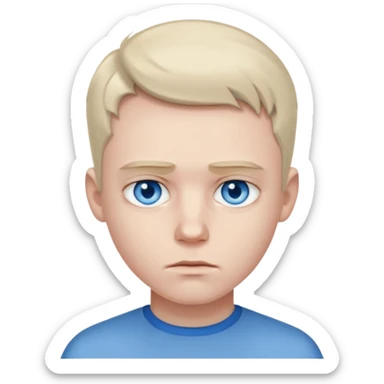 Create a realistic portrait of Gus with cold stare, clean haircut & neat appearance. sticker