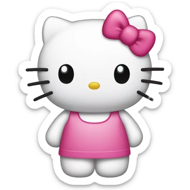 hello kitty  sticker