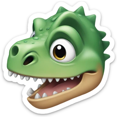 dinosaur crying sticker