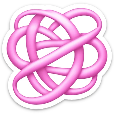 Infinity love pink  sticker