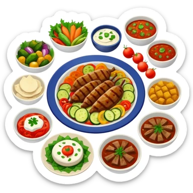 turkish meal sticker