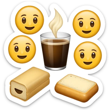 Эмодзи в Telegram для кофейной компании LABEL. Цветовая палитра: #FFFFFF, #F7FD02, #D3D3D3, # 242424 sticker