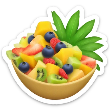tropical fruit salad  sticker