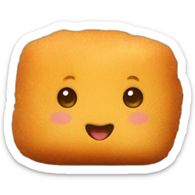 a single chicken nugget sticker