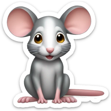 Ratón bélico  sticker