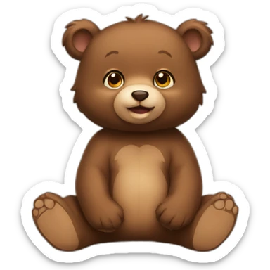 baby bear sticker