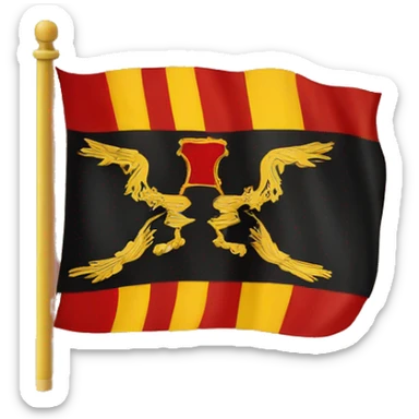 bandera del imperio español sticker
