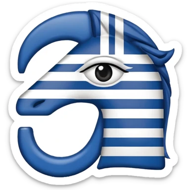 TAKE THE LOGO OF THE GREEK POLITICAL PARTY ΠΑΣΟΚ AND MAKE IT INTO AN EMOJI sticker