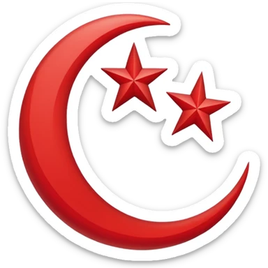 Sadece doğu Türkistan bayrağı çiz sticker
