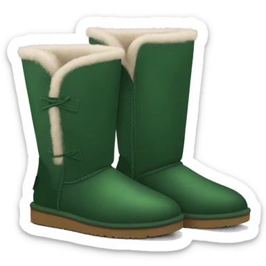 Ugg dark green boots sticker