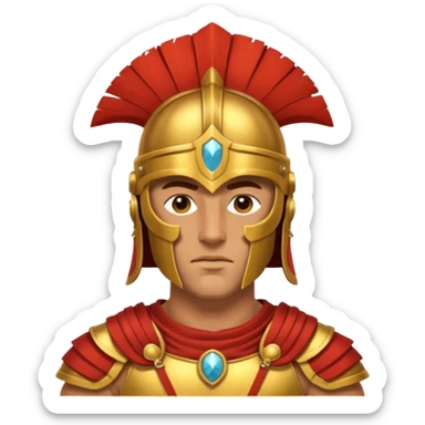 Gladiators in Golden Armor sticker