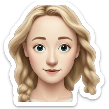 cute saoirse ronan sticker