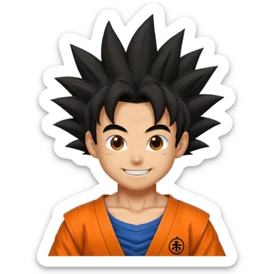 Goku imoji sticker
