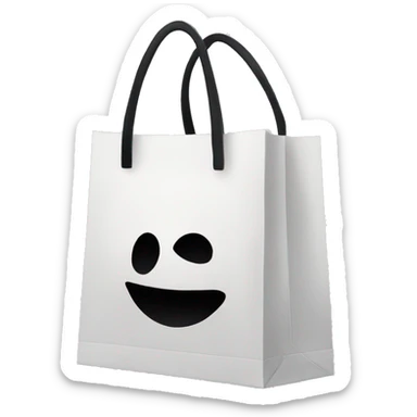 Sephora shopping bag sticker