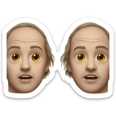 twins the shining sticker