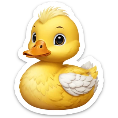 baby bali duck sticker