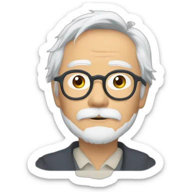 Hayao Miyazaki sticker