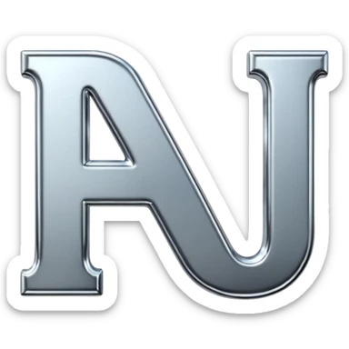 N +J etters  sticker