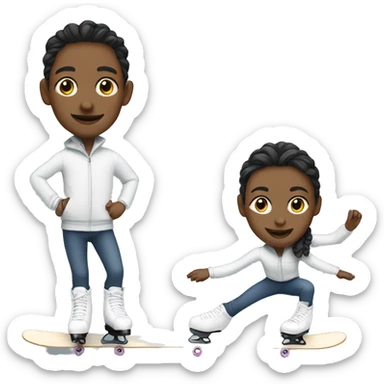 Figureskate sticker