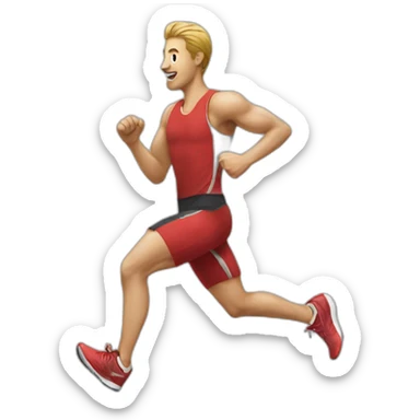 run sticker