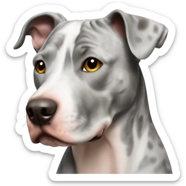 catahoula pitbull mix  sticker