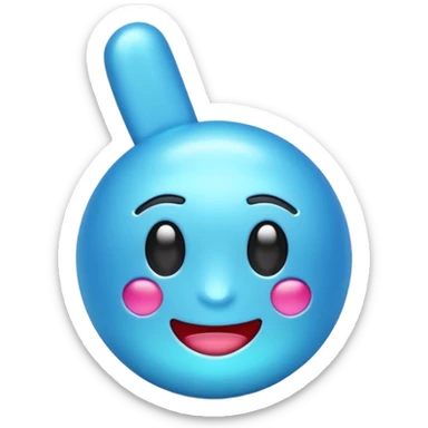 Crea un emoji de la verificación de tik tok con el bien  sticker