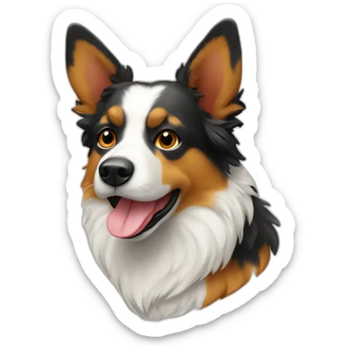 Berger Australien tricolore sticker