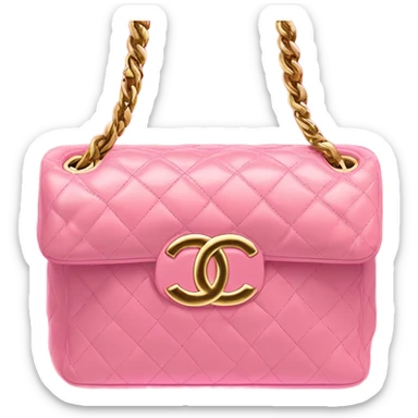 Pink Chanel handbag  sticker