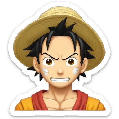 luffy ssj3 sticker