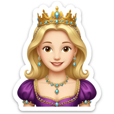 Renaissance princess sticker