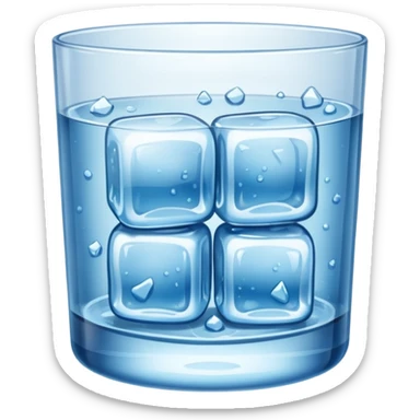 ice cubes sticker