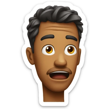 frustrated emoji sticker