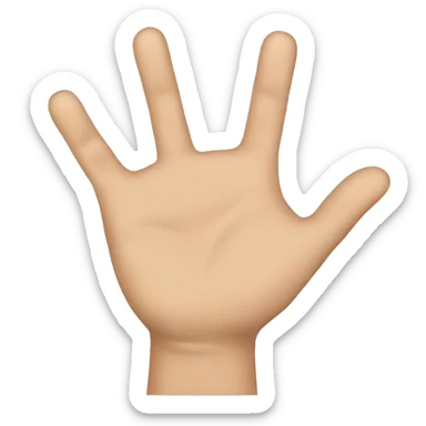 🫶 this but let the hands make a circle instead  sticker