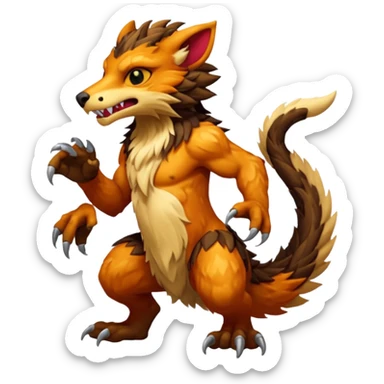 Grem2-Gremz-Vernid-Wickerbeast-Fionbri-fusion, full body sticker
