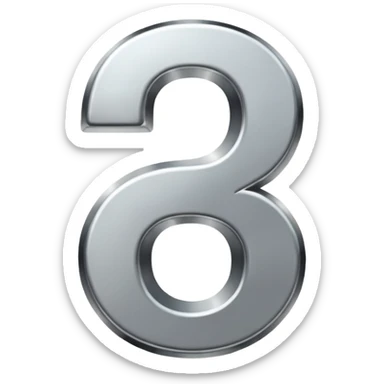 The number 67 sticker