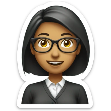 Teacher girl on the background of a blackboard sticker