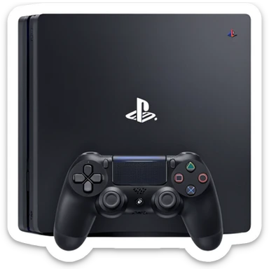ps4 slim console only sticker
